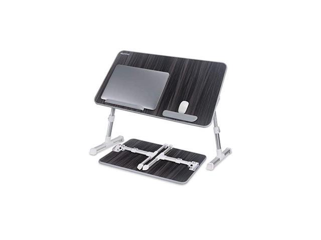 Laptop Bed Tray Table Larger Size Adjustable Laptop Bed Stand Portable Standing Table with Foldable Legs Foldable Lap Tablet Table for Sofa Couch