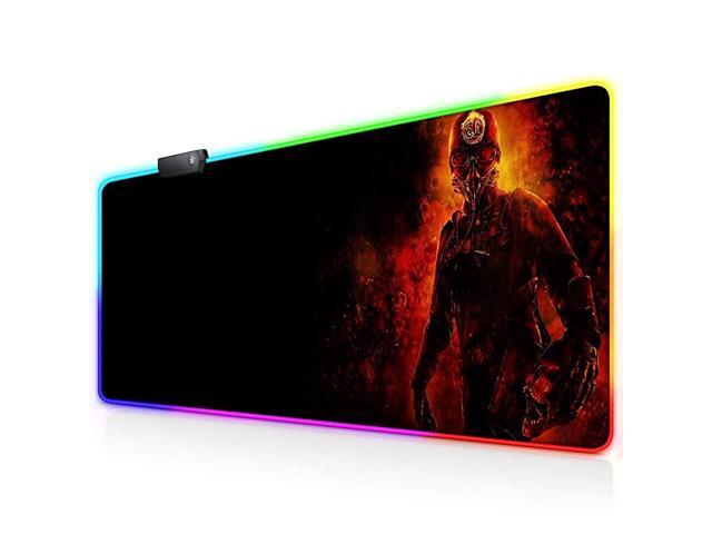 Large Gaming Mouse Pad X Large Red Extended LED Mouse Pad 30 Larger Size315×118 AntiSlip Base Computer Keyboard Mouse Mat for Gaming
