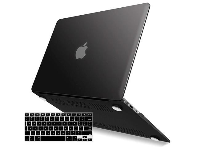 MacBook Air 11 Inch Case Model A1370 A1465 Soft Touch Plastic Hard Shell Case Bundle with Keyboard Cover for Apple Laptop Mac Air 11 Black A11BK+1 F