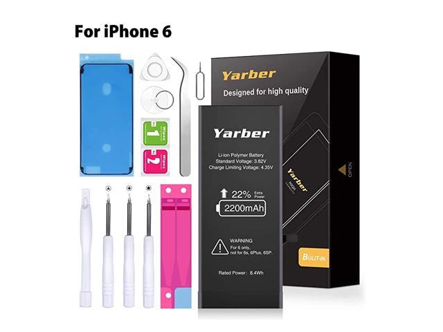 Battery for iPhone 6 2200mAh iPhone 6 Replacement Battery High Capacity with Full Remove Tool Kit and Instruction