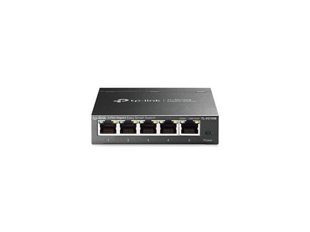 5 Port Gigabit Switch Easy Smart Managed Plug Play Limited Lifetime Protection DesktopWallMount Shielded Ports Support QoS Vlan IGMP
