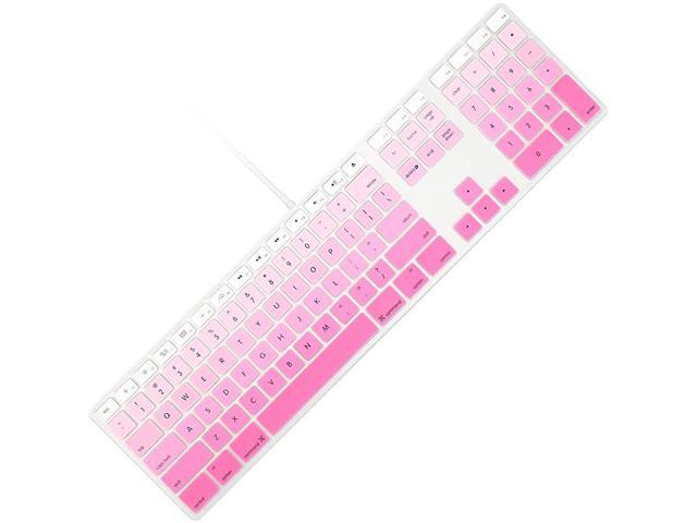 Ombre Pink Keyboard Cover for iMac Wired USB Keyboard A1243 MB110LLB
