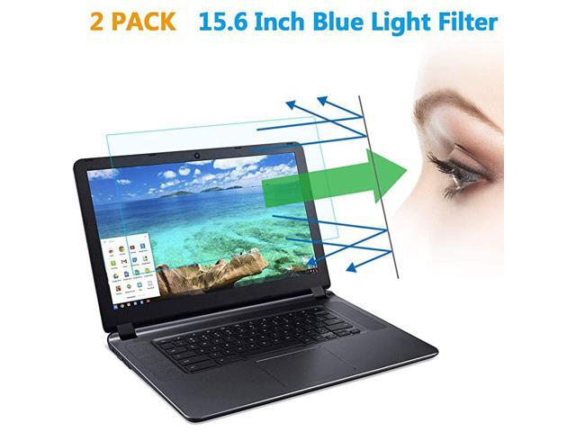 Pack 156 Inch Laptop Anti Blue Light Screen Protector Eye Protection Blue Light Filter Blocks Reduce Eye Fatigue and Eye Strain for 156 inches with