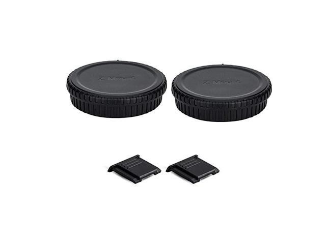 Pack Z Mount Body Cap Cover Rear Lens Cap for Nikon Z7 Z7II Z6 Z6II Z5 Z50 Mirrorless Camera and Z Mount Lenseswith Extra Hot Shoe Covers to