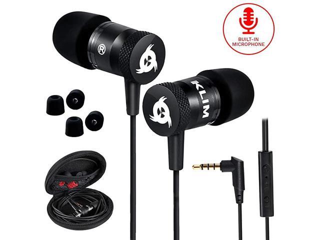 Fusion Earbuds with Microphone + LongLasting Wired Ear Buds Innovative inEar with Memory Foam + Earphones with Mic and 35mm Jack New 2020 Version