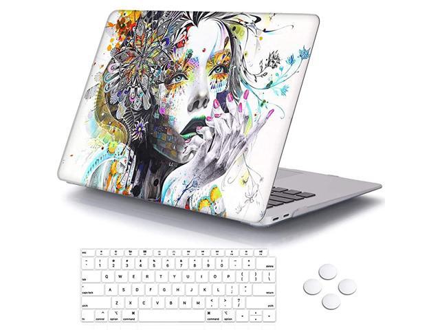 MacBook Air 13 Inch Case 2020 2019 2018 Release A2337 M1 A2179 A1932 with Touch ID Retina Display Plastic Hard Shell Case and Keyboard Cover for