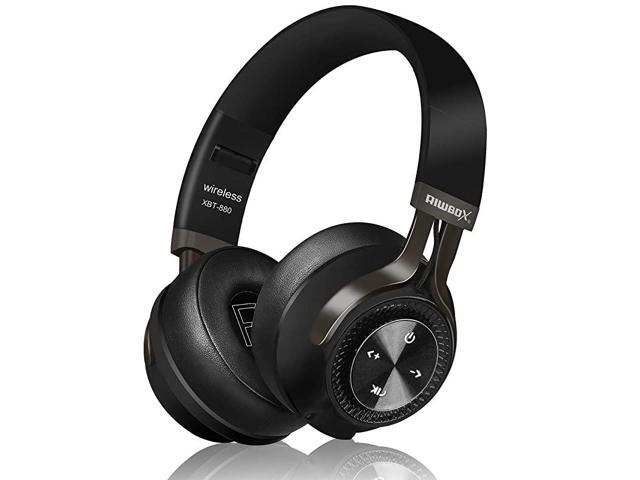 Bluetooth Headphones XBT880 Wireless Bluetooth Headphones Over Ear with Microphone and Volume Control Wireless and Wired Foldable Headset for