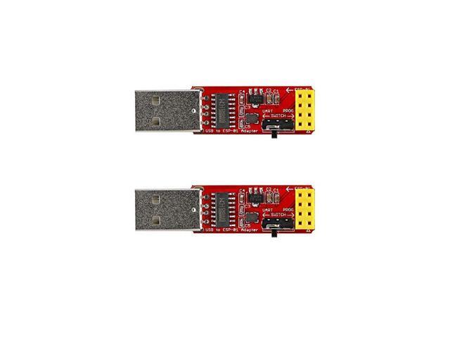 USB to ESP01 Adapter ESP8266 Wireless WiFi Module WiFi CH340G UART PORG 4555V 115200 Baud Rate
