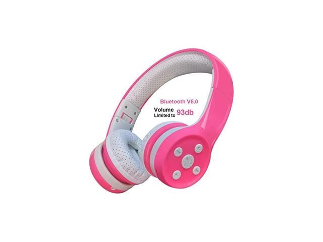 Kids Wireless Headphones Bluetooth 15 Hours Play time Scratch Proof Safe 93db Volume Limited Kid Headphones with Mic for Cell Phones TV Toddler