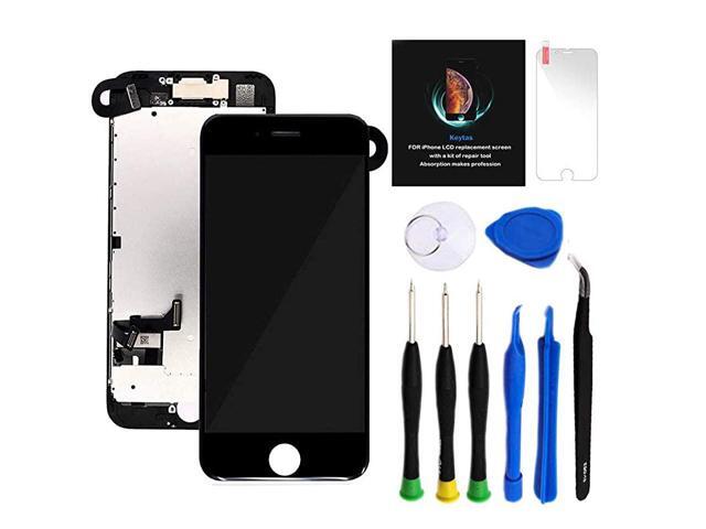 Compatible with iPhone 7 Plus Screen Replacement Kit Black 55 LCD for iPhone 7 Plus 3D Touch Screen Digitizer Full Assembly with Front Camera+