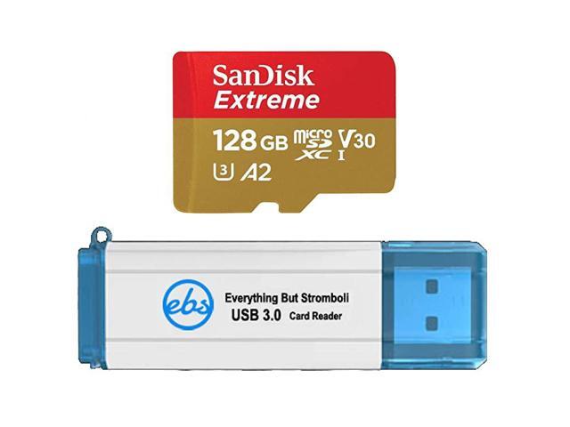 128GB Memory Card Extreme Works with Gopro Hero 7 Black Silver Hero7 White UHS1 U3 A2 Micro SDXC Bundle with Everything But Stromboli 30 MicroSD