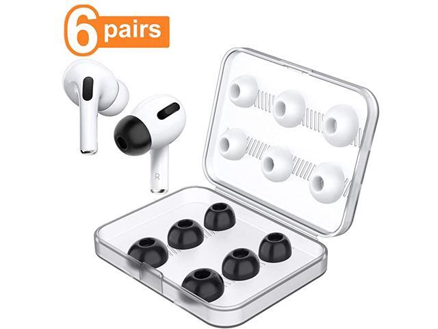 12 Pieces Replacement Ear Tips for AirPods Pro Accessory Silicon and Memory Foam Ear Buds Tips with Portable Storage Box