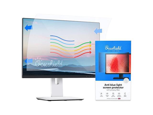 Anti Blue Light Screen Protector with Privacy Filter for Computer MonitorsPC Various Sizes to Protect Eyes Improve Sleep VDU Model 23 WA 510 x 287