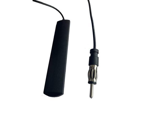 Car Radio Antenna Hidden Windshield Adhesive Mount Am Fm Radio Antenna for Vehicle Track SUV Stereo Audio Receiver CD Media Player Amplifier