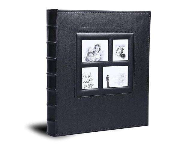 Photo Album for 620 4x6 5x7 Photos Leather Cover Extra Large Capacity for Family Wedding Anniversary Baby Vacation