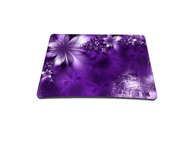 Regular Size 92 x 77 inch Mouse pad Mouse Mat Mouse Mice Suit for Optical Laser Mouse Purple Flower