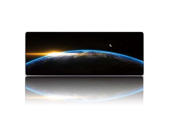 XXL Extended Large Gaming Mouse Pad NonSlip WaterResistant Rubber Cloth Computer Game Mouse Mat354×1575×01 inch Earth