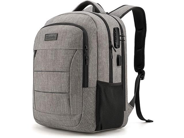 Laptop Backpack Water Resistant AntiTheft Bag with USB Charging Port and Lock 173 Inch Computer Business Backpacks for Women Men College School
