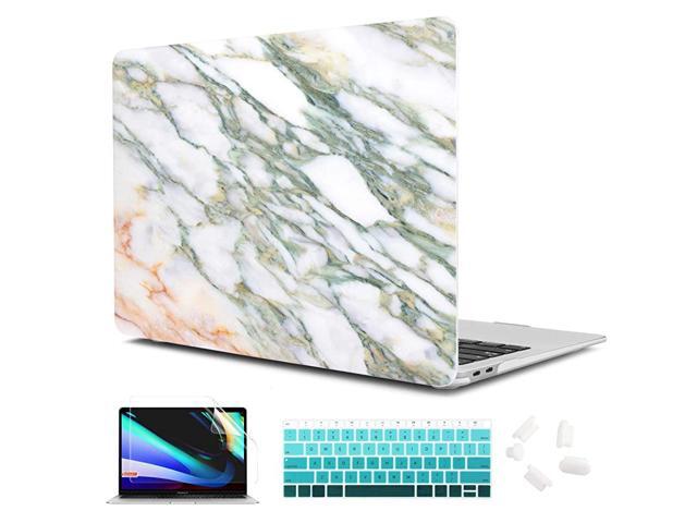 MacBook Air 13 Inch Case A2337 M1 A2179 A1932 Model 2020 2019 2018 Release Hard Shell Case Marble Cover with Keyboard Cover for New MacBook Air 13