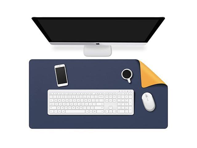 Computer Desk Mat PU Large Extended Gaming Mouse Pad NonSlip Keyboard Mouse Mat Waterproof Office Writing Desk Pad Protector 315 x 157 x 008 Inch