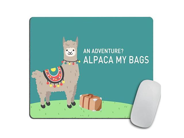 Mouse Pad Funny Llama Gift Travel Gifts for Mom Mousepad Office Decor Desk Accessories Cute Llama Gift