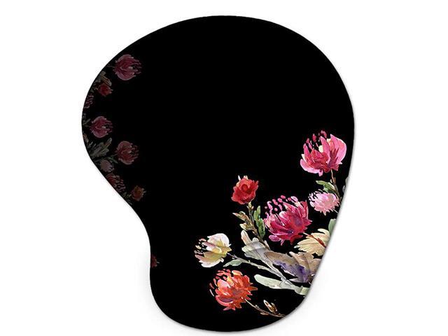 Ergonomic Mouse Pad with Gel Wrist Rest Support Comfortable Gaming Mouse Pad Pain Relief Mousepad with NonSlip PU Base for Computer Laptop Mac