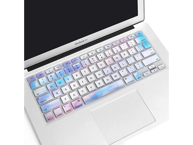 Silicone Keyboard Cover Skin for 2015 and Older Version MacBook Pro 13 15 MacBook Air 13 A1369A1466 NOT FIT 20162020 AirPro 13 15Candy Cloud