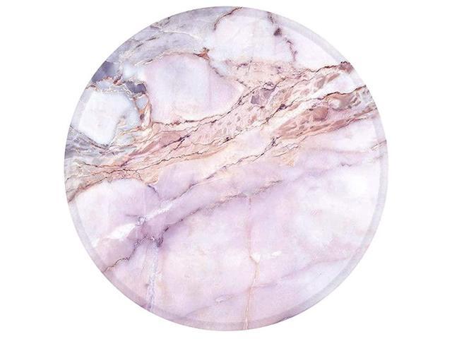 Pad Gaming Pad with Marble Pink Purple Design AntiSlip Round Pad with Stitched Edge Waterproof Office for Professional Gamers and Office Small Size