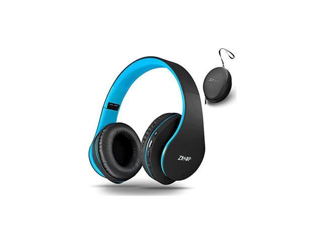 Wireless OverEar Headset with Deep Bass Bluetooth and Wired Stereo Headphones Buit in Mic for Cell Phone TV PCSoft Earmuffs Light Weight for