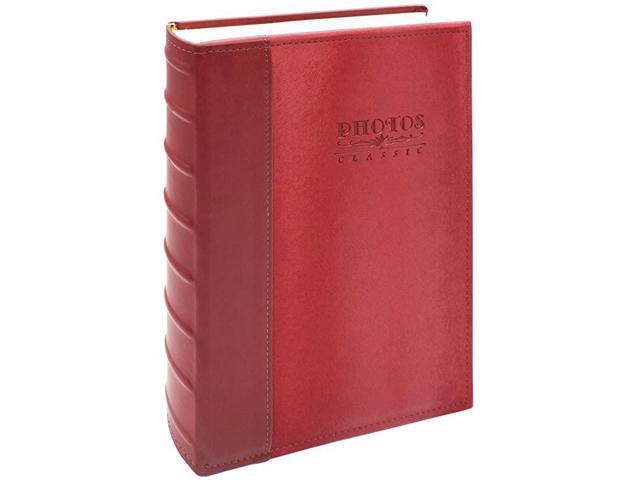 Wedding Family Baby Holiday Photo Album Christmas Vacation Anniversary Photography book for 300 4x6 Picture Pockets with Memo 2 Per Page Large Faux