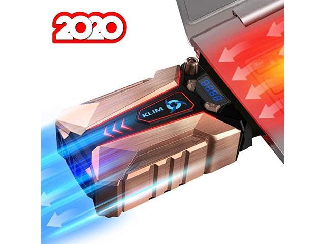 Cool + Metal Laptop Cooler Fan The Most Powerful Gaming External Air Vacuum Computer USB for Immediate Cooling Slim Portable Quiet Cooling Pad to