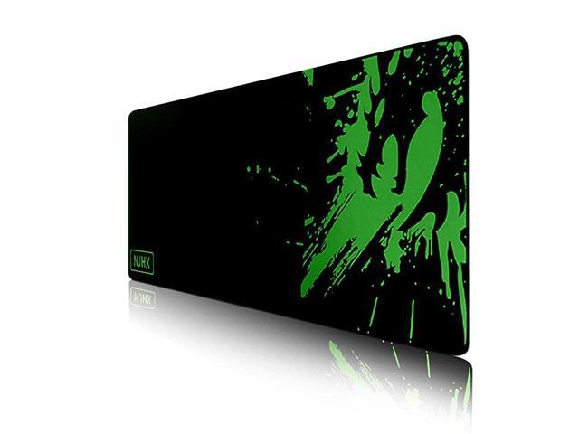 Gaming Mouse Pad Waterproof Extended Mouse Mat with NonSlip Rubber Base and Stitched Edges