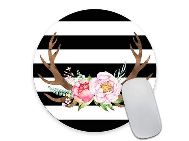 Anti Slip Aquarium Fishes Mouse Mat for Desktops Computer PC and Laptops Customized Round Mouse Pad for Office and Home