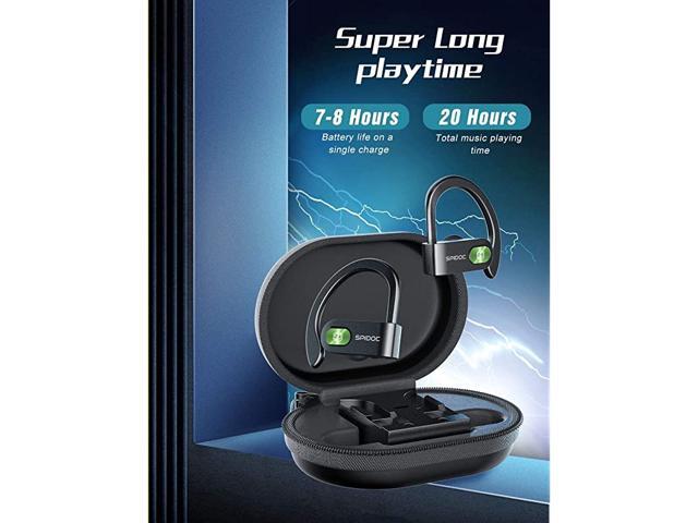 Bluetooth Headphones 50 Auto Pairing Deep Bass HiFi Stereo Sound True Wireless Earbuds in Ear Bluetooth Earphones Binaural Call Headset with Built