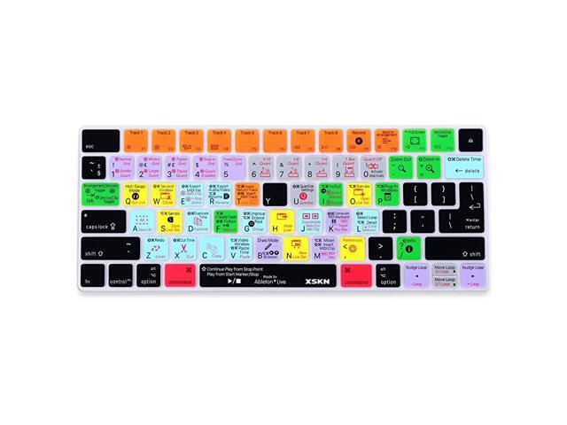 for Magic Keyboard Shortcut Ableton Live Keyboard Cover Durable Ableton Hotkeys Silicone Keyboard Skin for Apple Magic Keyboard MLA22LLA MLA22BA