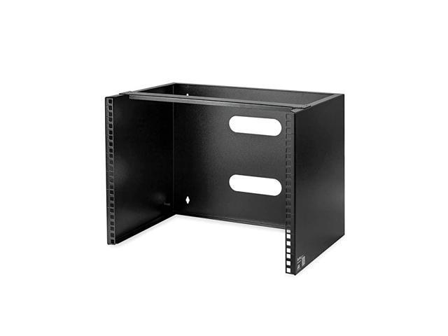 com 8U Wall Mount Patch Panel Bracket 12Inch Deep 19 Patch Panel Rack for Shallow Network Equipment 80lbs Capacity WALLMOUNT8