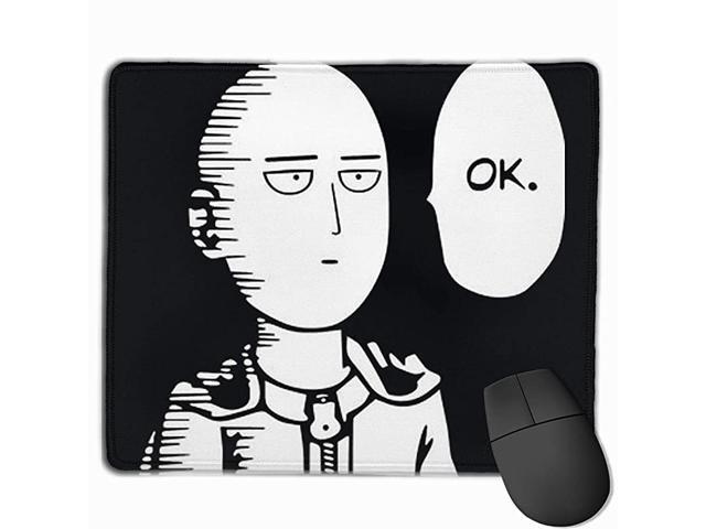 Mouse Pad with Designs Anti Slip Cool One Punch Man Mouse Mat for Desktops Computer PC and Laptops Customized Mouse Pad for Office and Home