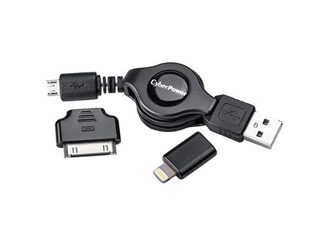 CPU3RTAKT USB 20 Retractable Cable Kit 2 USB Adapters 25ft