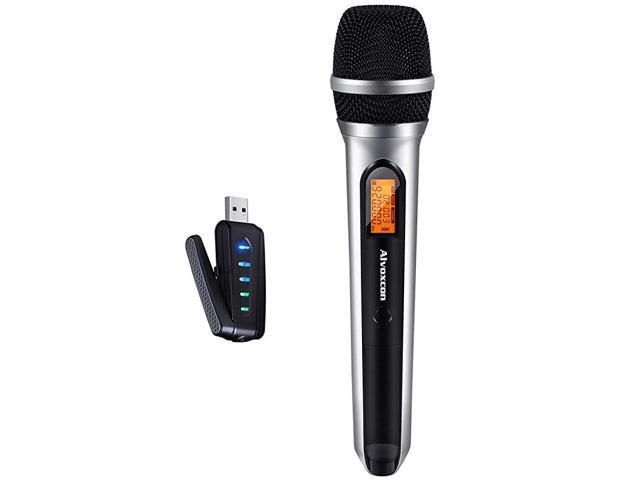 USB Wireless Microphone UHF Dynamic mic for Android PC Computer Laptop PA Podcasting Vlogging YouTube Vocal Recording Gaming Singing Practice