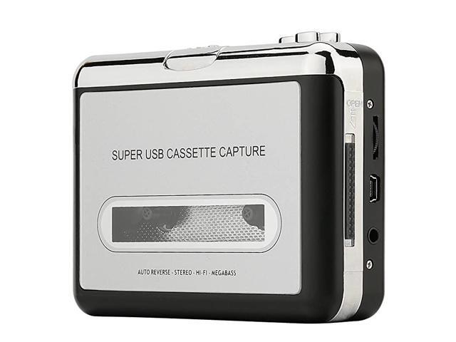 Cassette Player Portable Tape Player Captures MP3 Audio Music via USB Compatible with Laptops and Personal Computers Convert Walkman Tape Cassettes