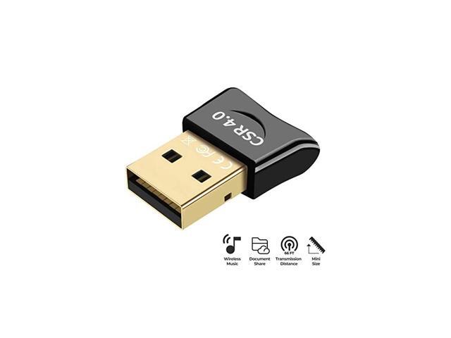 Bluetooth 40 Adapter Dongle for PC Laptop Computer Desktop Stereo Music Skype Call Keyboard Mouse Support All Windows XP Vista 7 8 Win 10