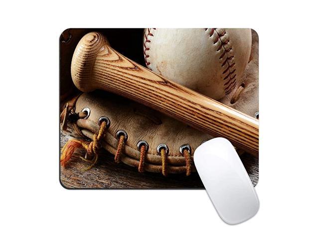 Mouse Pad Gaming Mouse Pads NonSlip Rubber Base Mousepad Square Mouse Mat for Desktops Computer Laptops Baseball