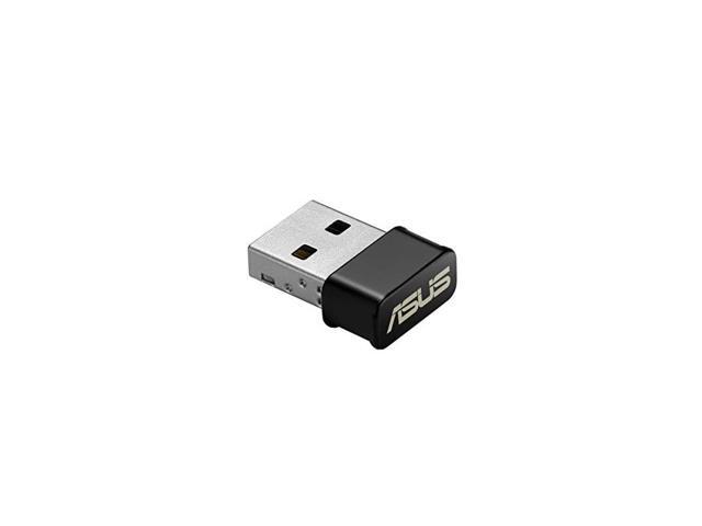 USBAC53 AC1200 Nano USB DualBand Wireless Adapter MUMimo Compatible for Windows XPVista78110 Black