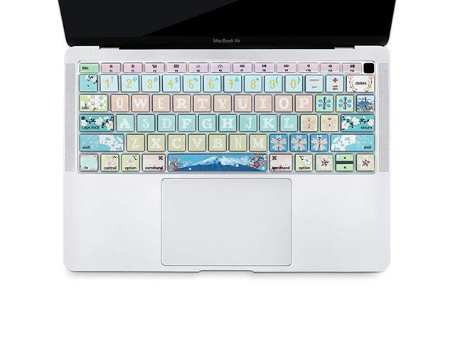Keyboard Cover Protector for Apple MacBook Air 13 Inch 133Only Fit Model A1932 2018 2019 Released Silicone Skin Protector with Individuality Design