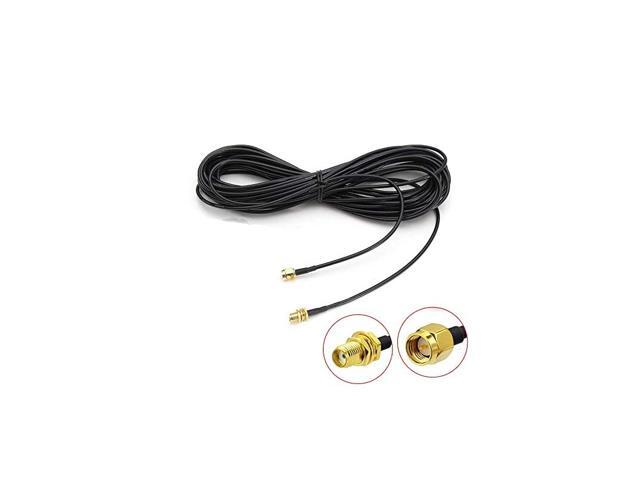 SMA Extension Cable SMA Male to SMA Female RF Connector Adapter WiFi Antenna Extension CableNOT for TV