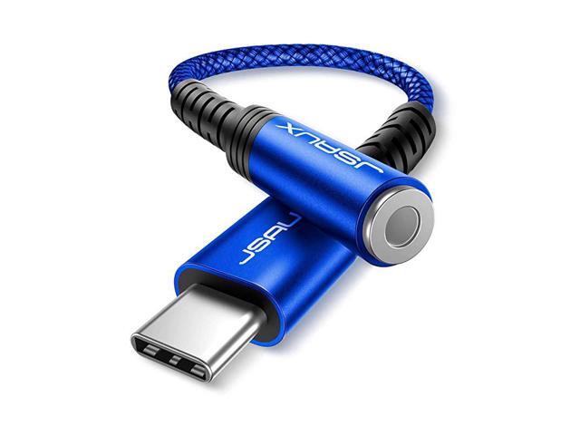 USB Type C to 35mm Female Headphone Jack Adapter USB C to Aux Audio Dongle Cable Cord Compatible with Pixel 4 3 2 XL Samsung Galaxy S21 S20 Ultra