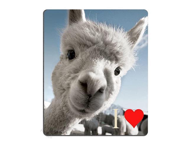 Funny Mouse Pad Custom I Love Llama