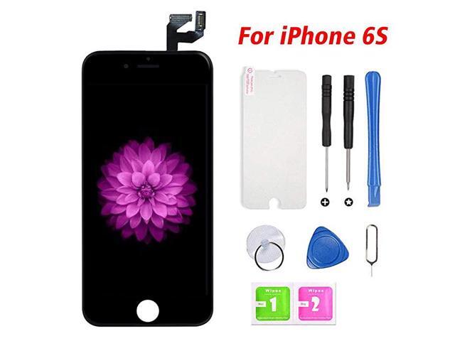 iPhone 6s Screen Replacement Black LCD Display Touch Screen Digitizer Frame Assembly with Repair Tools