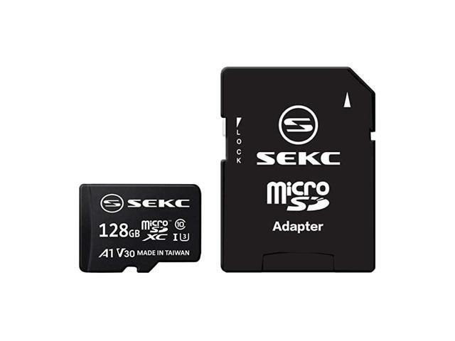 128GB microSDXC Memory Card with SD Adapter UHSI U3 A1 V30 Full HD 4K Ultra HD SV30A1128