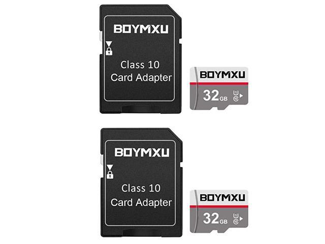 TF Memory Card 32GB TF Card with AdapterHigh Speed Memory Card Class 10 Memory Card for Phone Camera Computer2 Pack